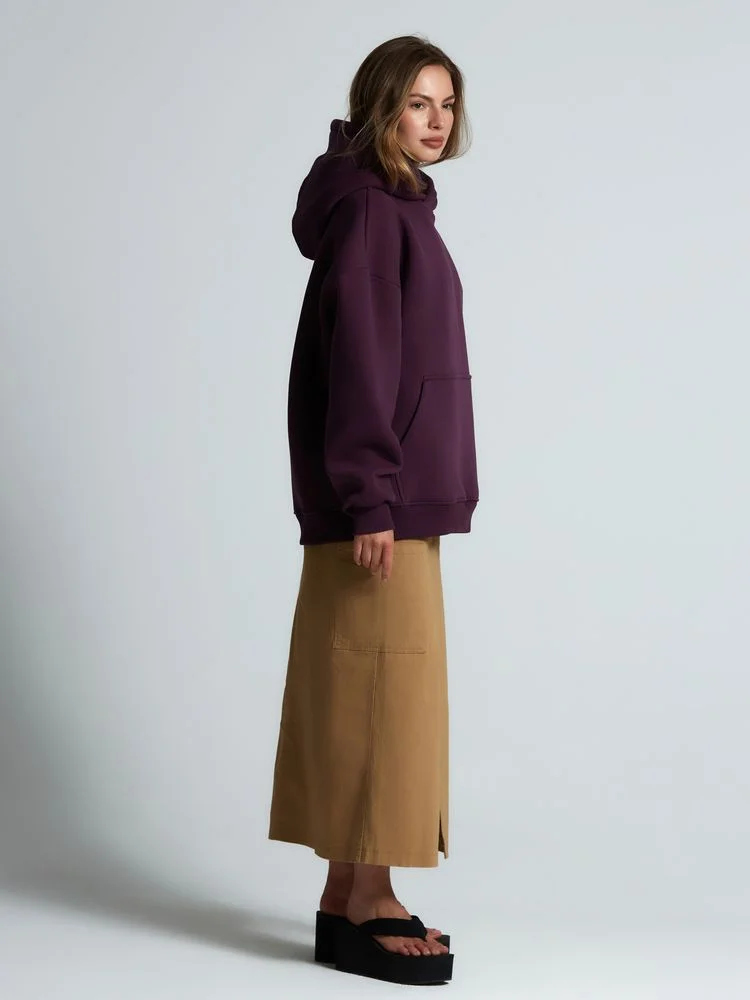 Худи Kulonga Oversize фиолетовое - фото 8