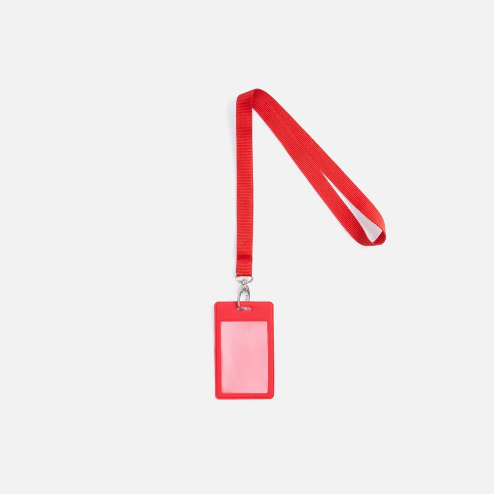 Лента для бейджа Pin, красная - фото 2