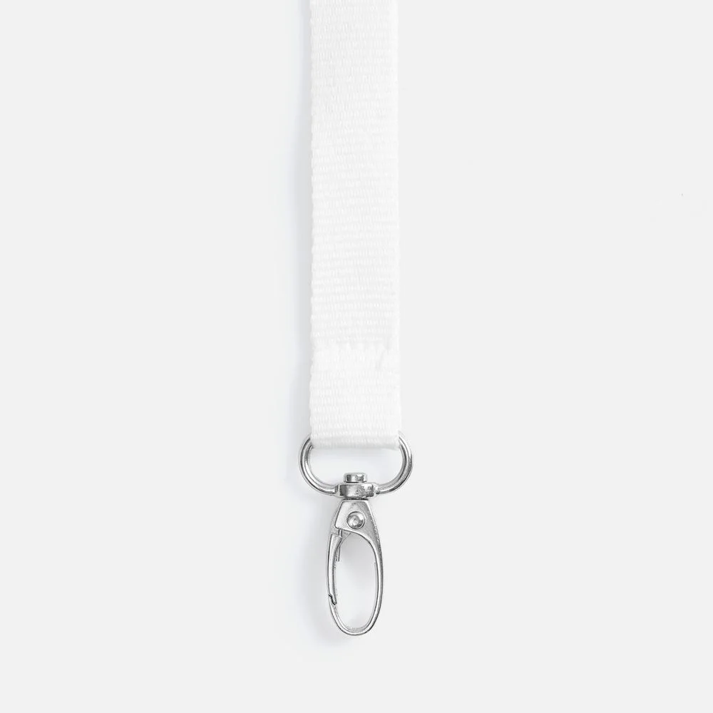 Лента для бейджа Pin белая - фото 3