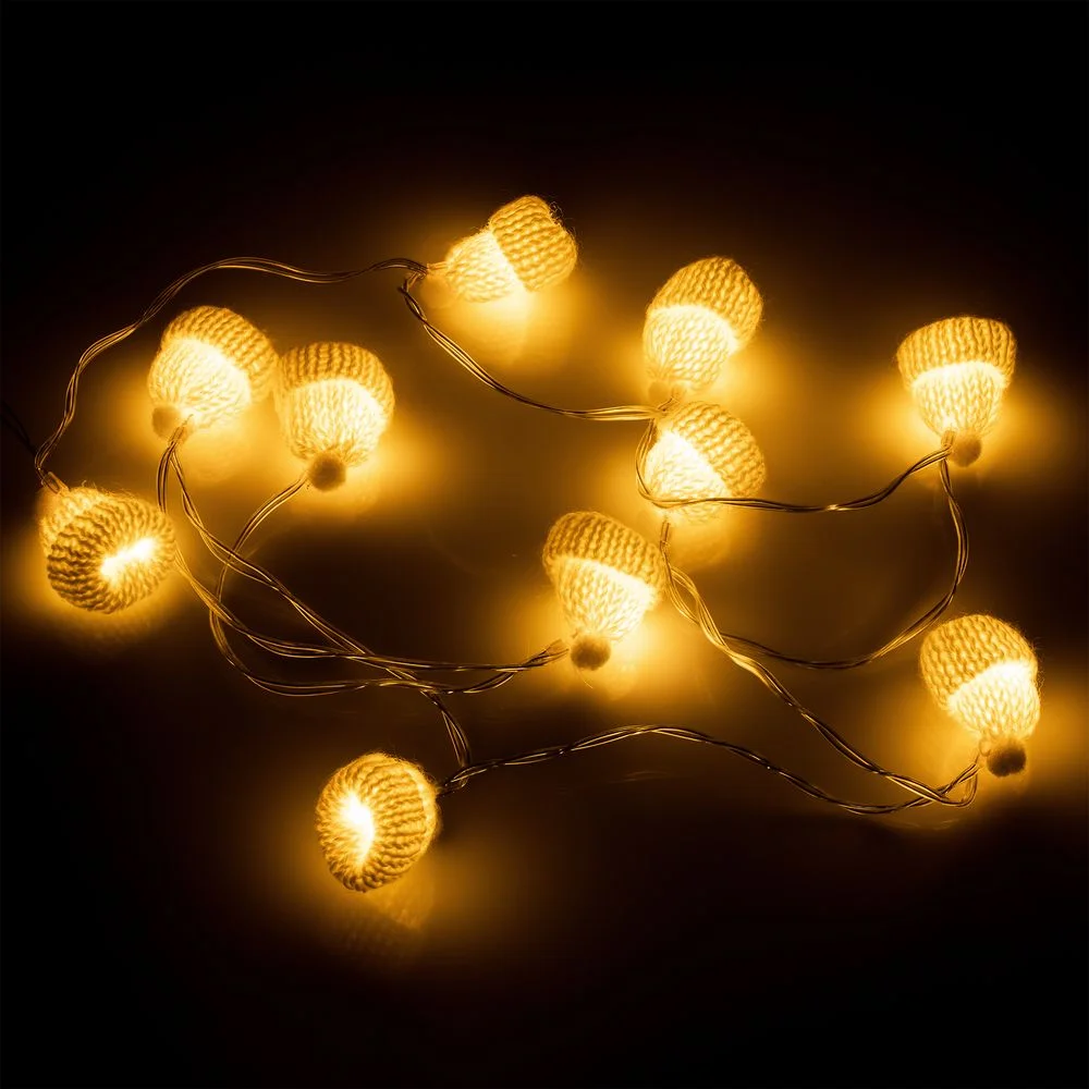 Гирлянда Cosy Poms белая - фото 4