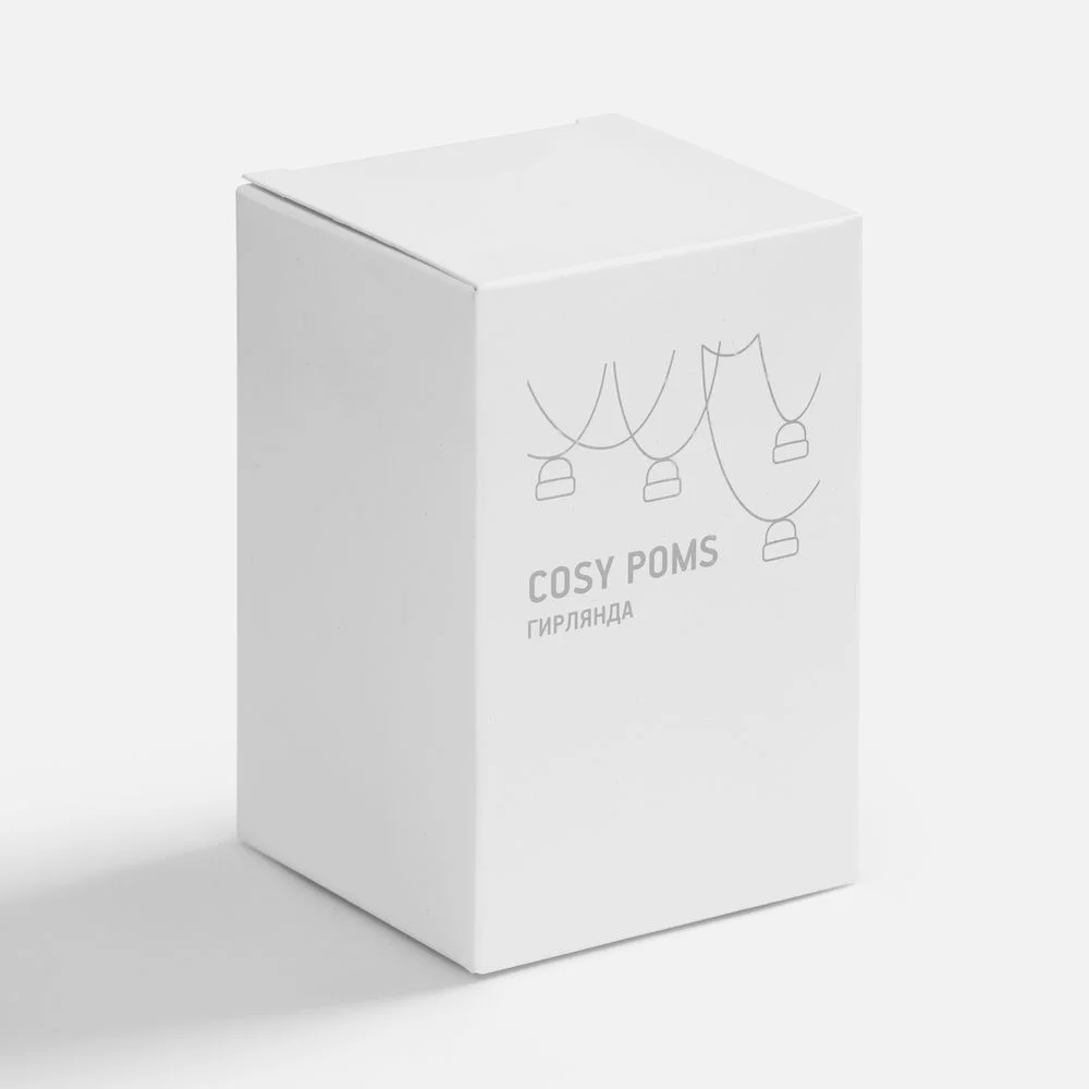 Гирлянда Cosy Poms синяя - фото 6