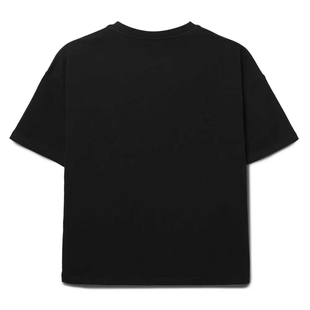 Футболка детская оверсайз Teezer черная - фото 2