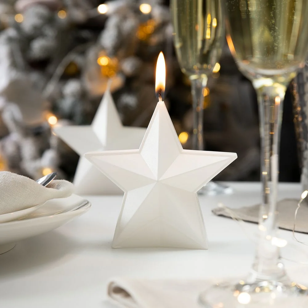 Свеча High Five белая - фото 3