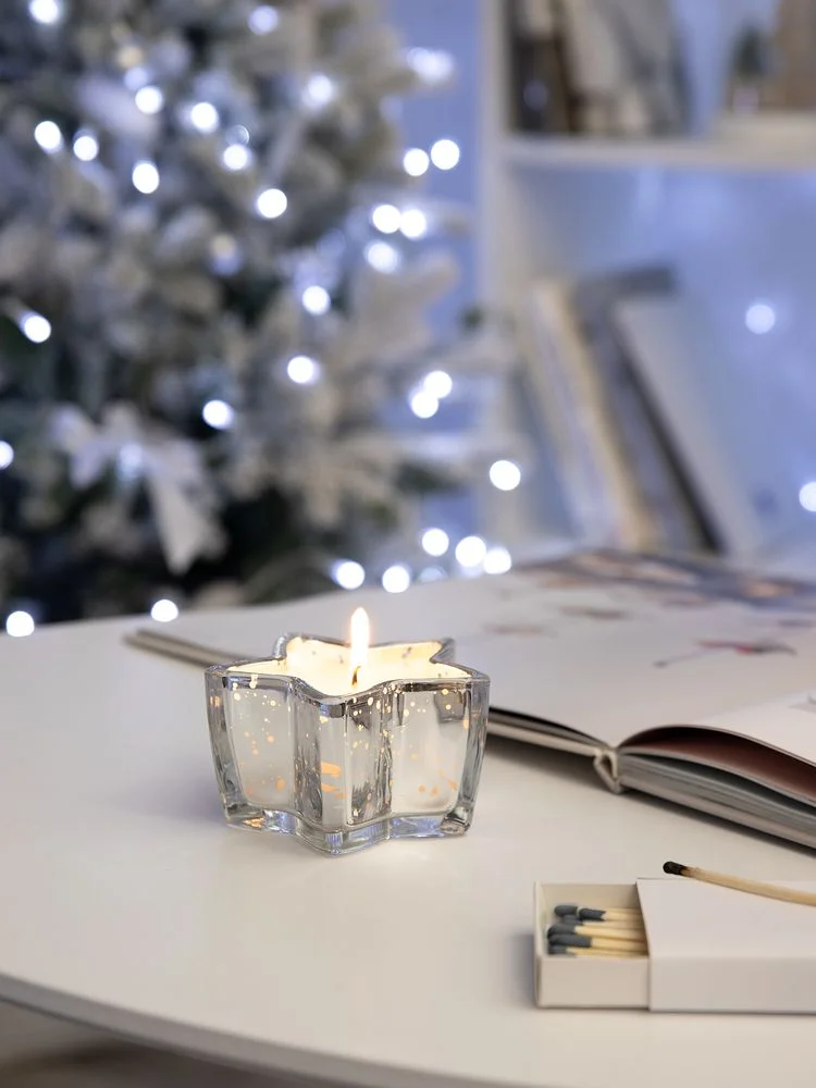 Свеча Wishlight серебристая - фото 5