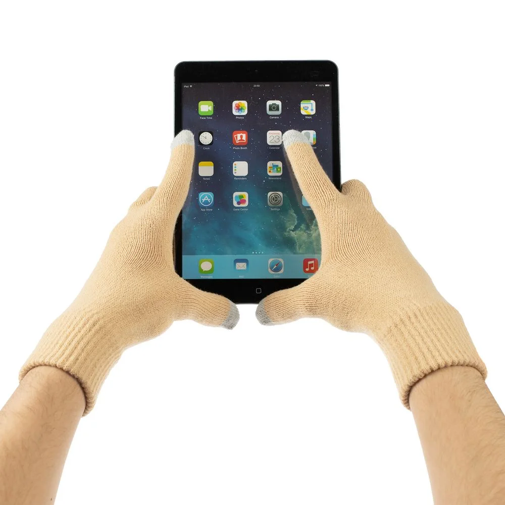 Перчатки сенсорные Urban Flow бежевые - фото 4