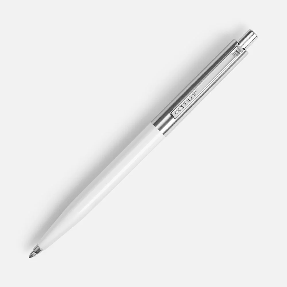 Ручка шариковая Senator Point Metal ver.2 белая - фото 2