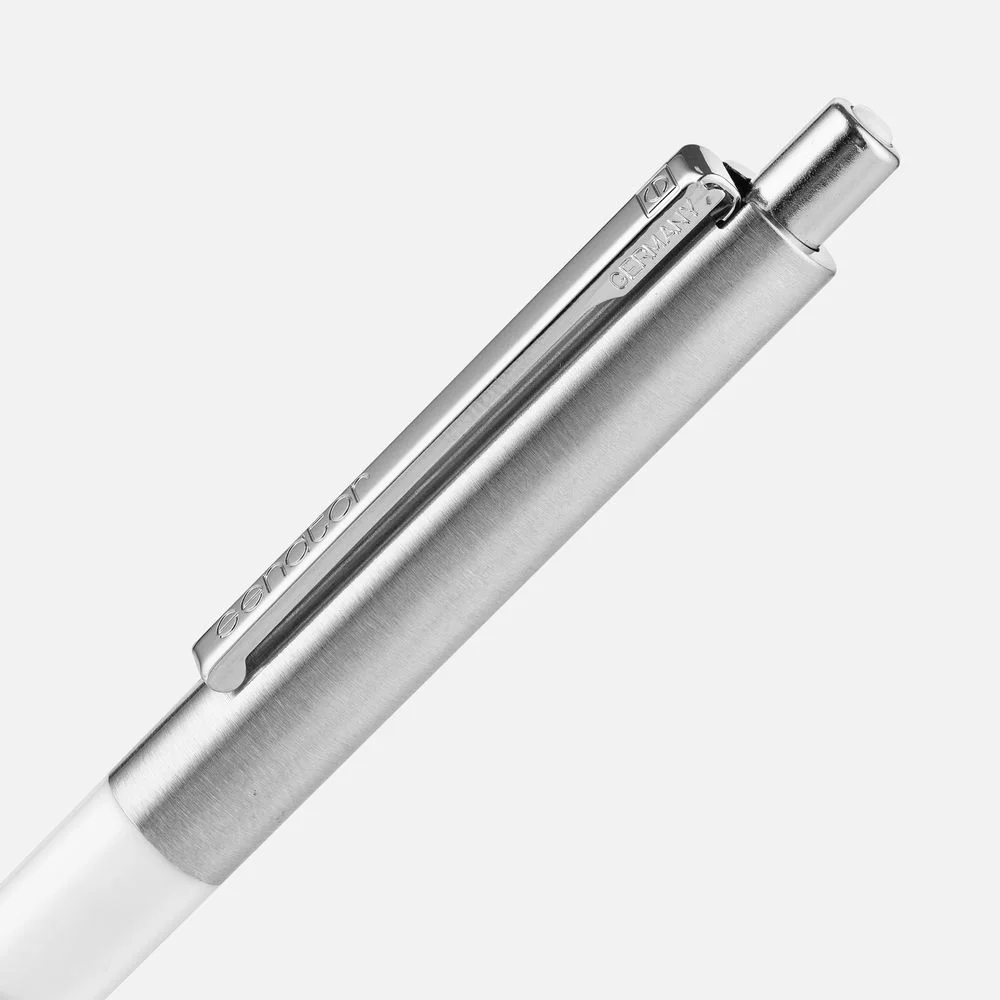 Ручка шариковая Senator Point Metal ver.2 белая - фото 3