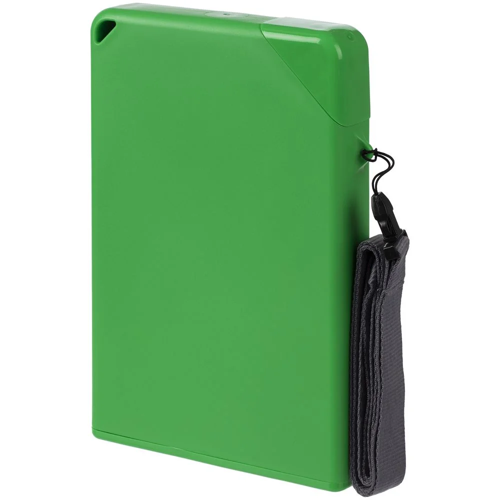 Плоская бутылка для воды Flacon зеленая - фото 4