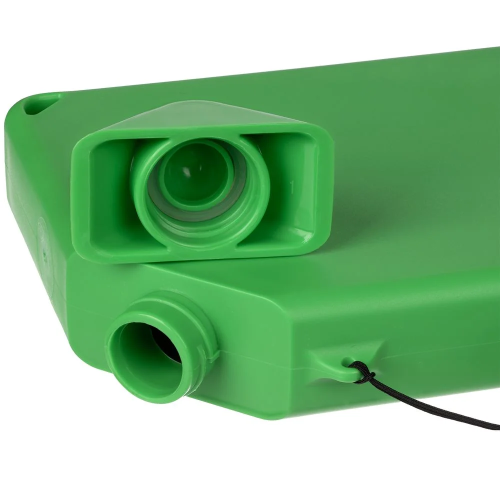 Плоская бутылка для воды Flacon зеленая - фото 6