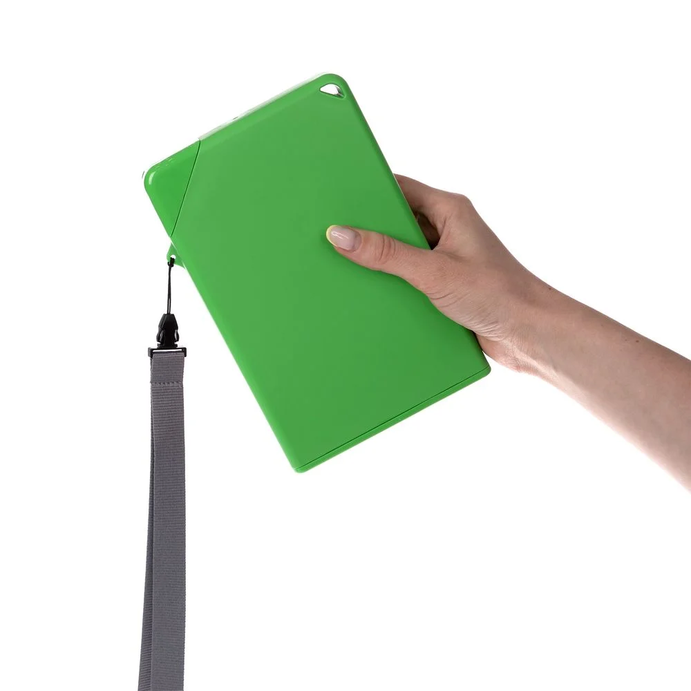 Плоская бутылка для воды Flacon зеленая - фото 7