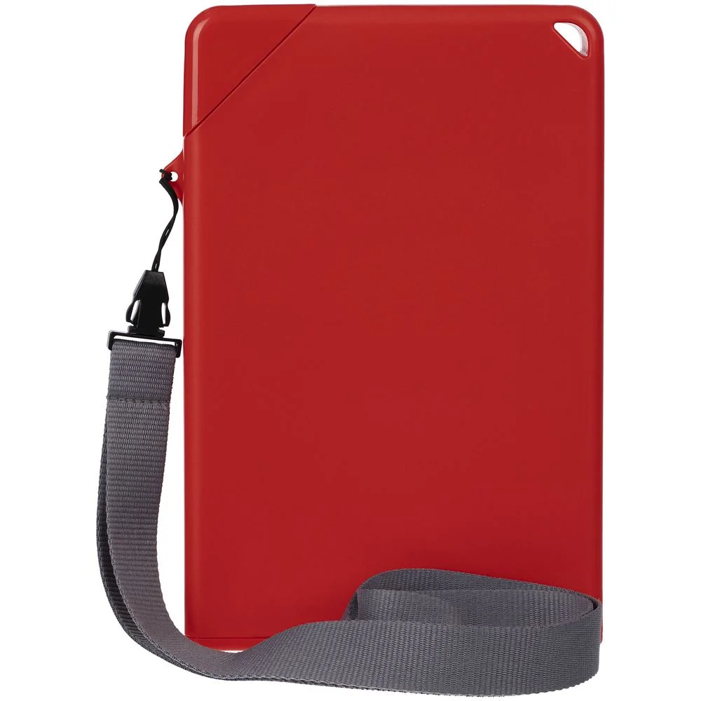 Плоская бутылка для воды Flacon красная - фото 2