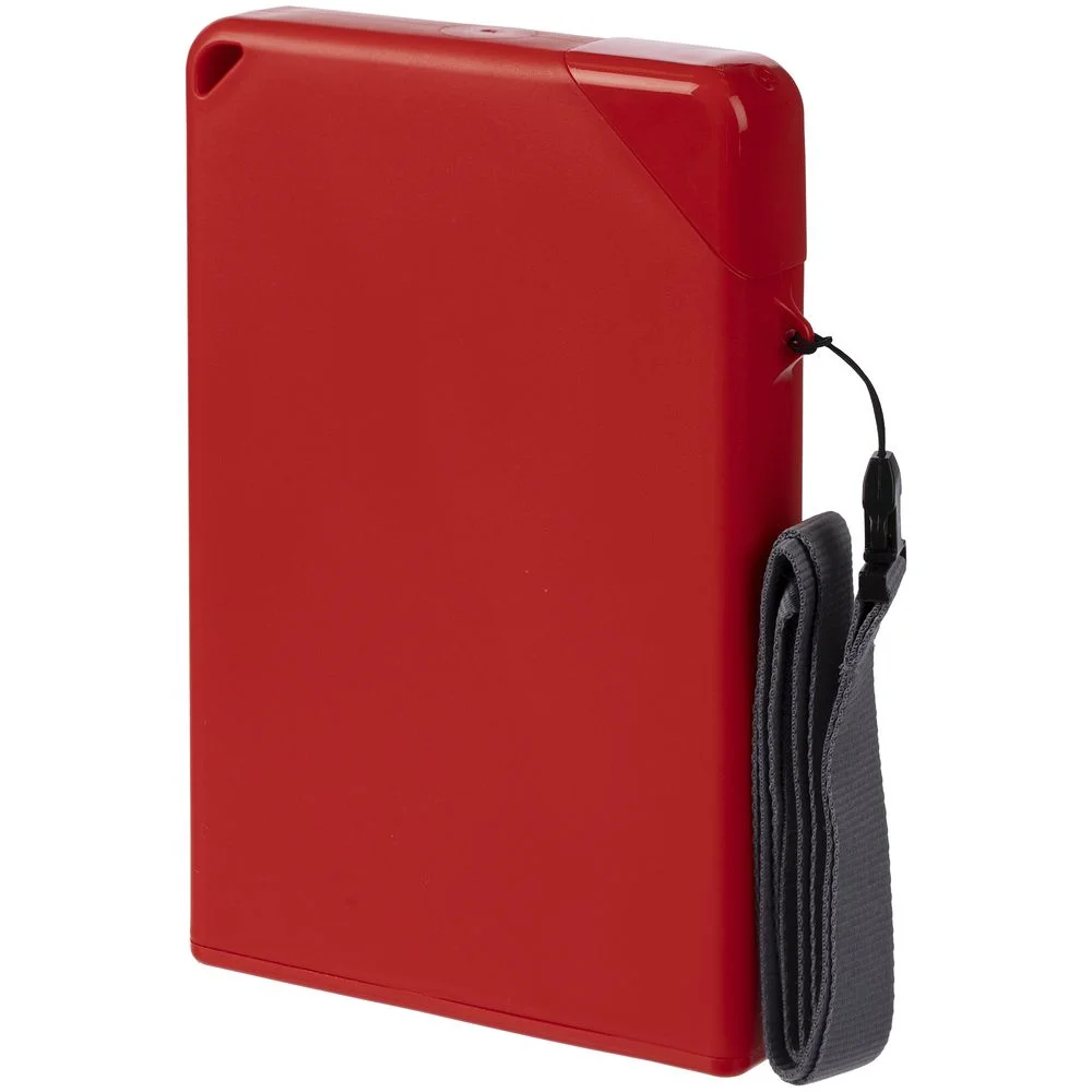 Плоская бутылка для воды Flacon красная - фото 4