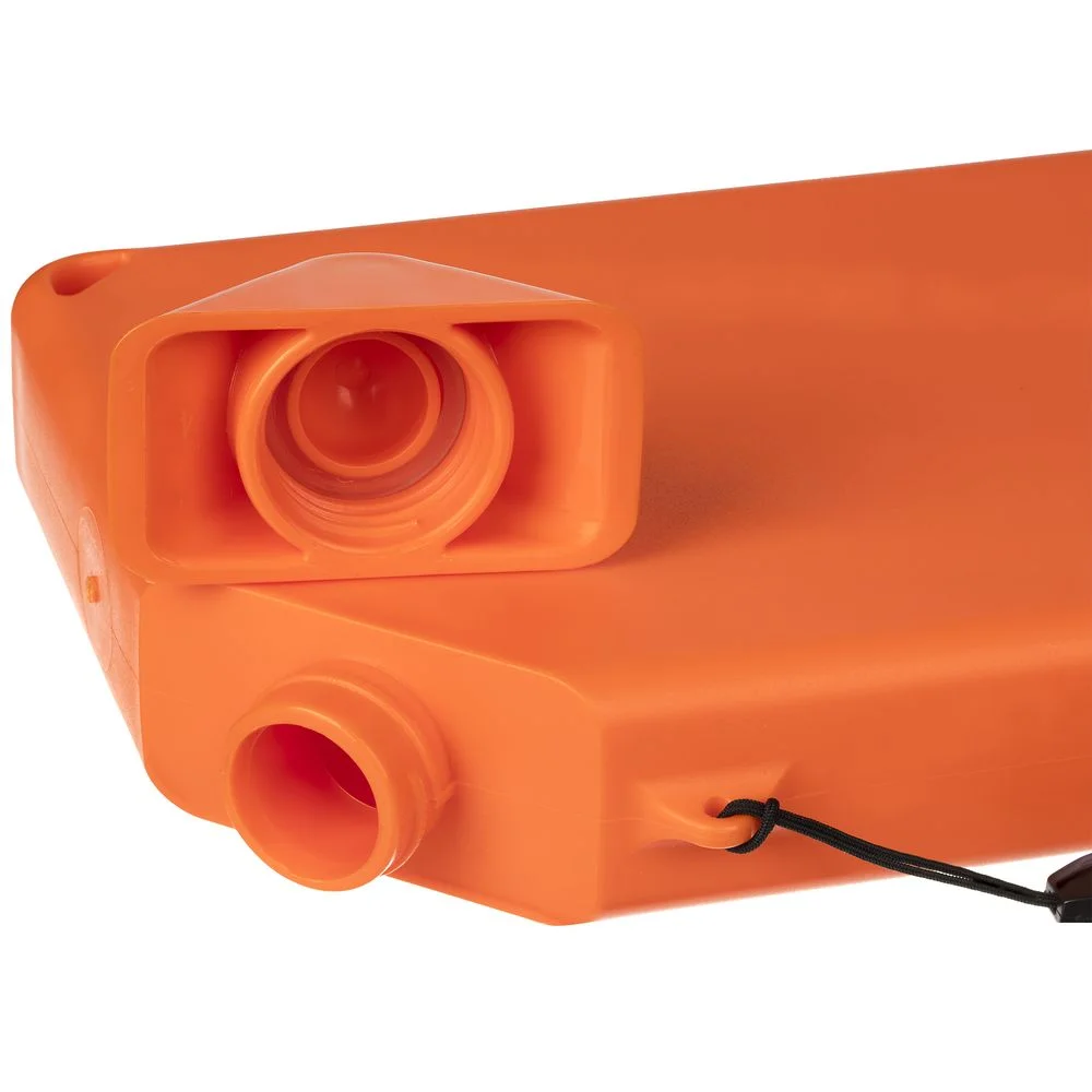 Плоская бутылка для воды Flacon, оранжевая - фото 6