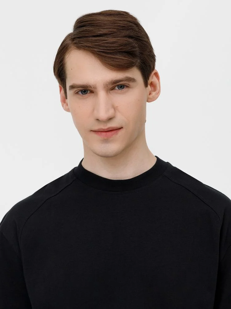 Футболка оверсайз унисекс Sideline, черная - фото 14