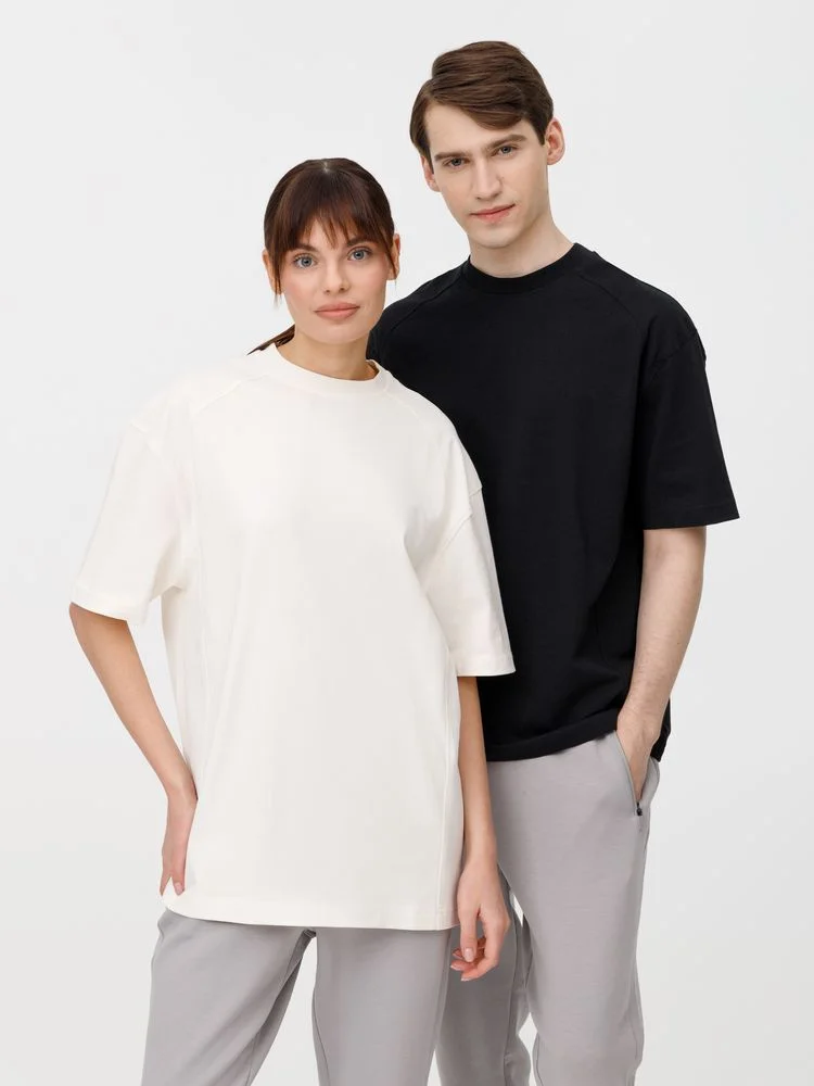 Футболка оверсайз унисекс Sideline, молочно-белая - фото 16