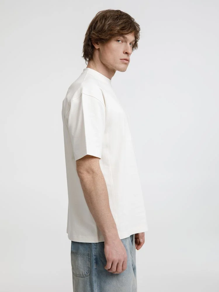 Футболка оверсайз унисекс Sideline, молочно-белая - фото 7