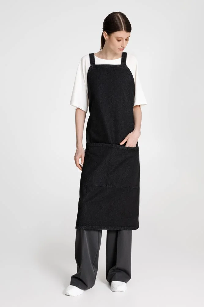 Фартук джинсовый E2, черный - фото 10