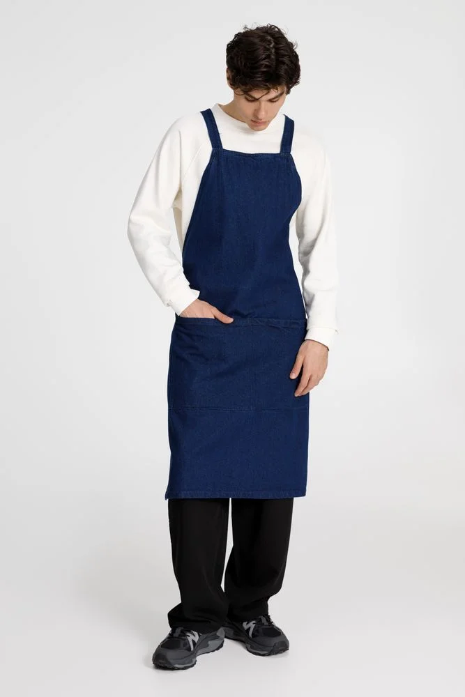 Фартук джинсовый E2, синий - фото 10