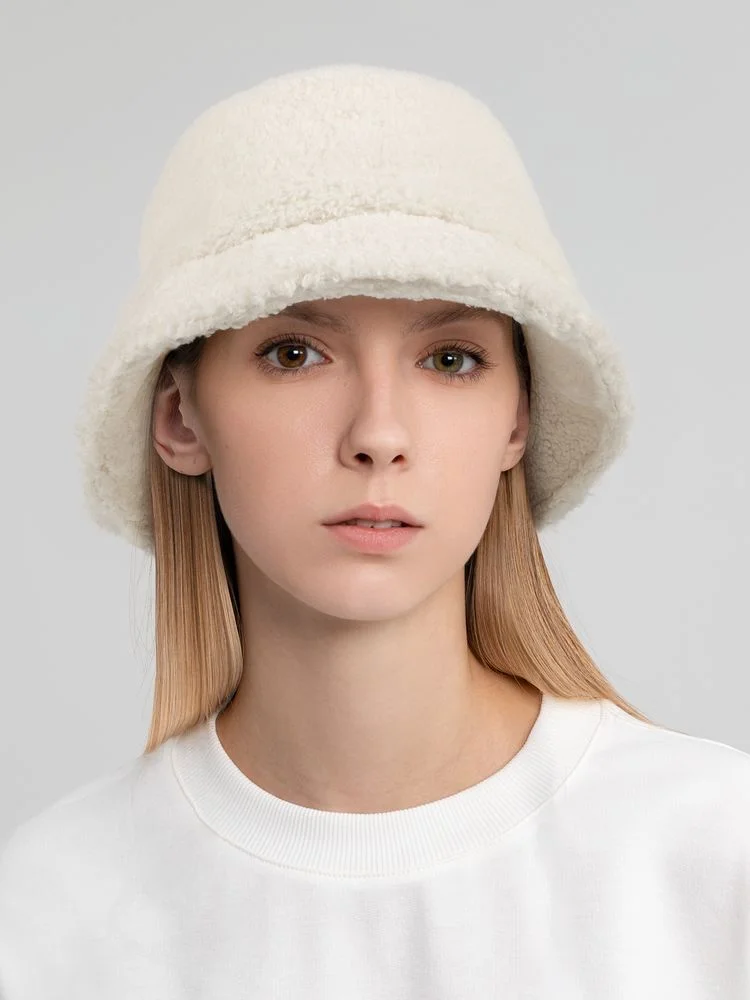 Панама Oblako, утепленная, молочно-белая - фото 5