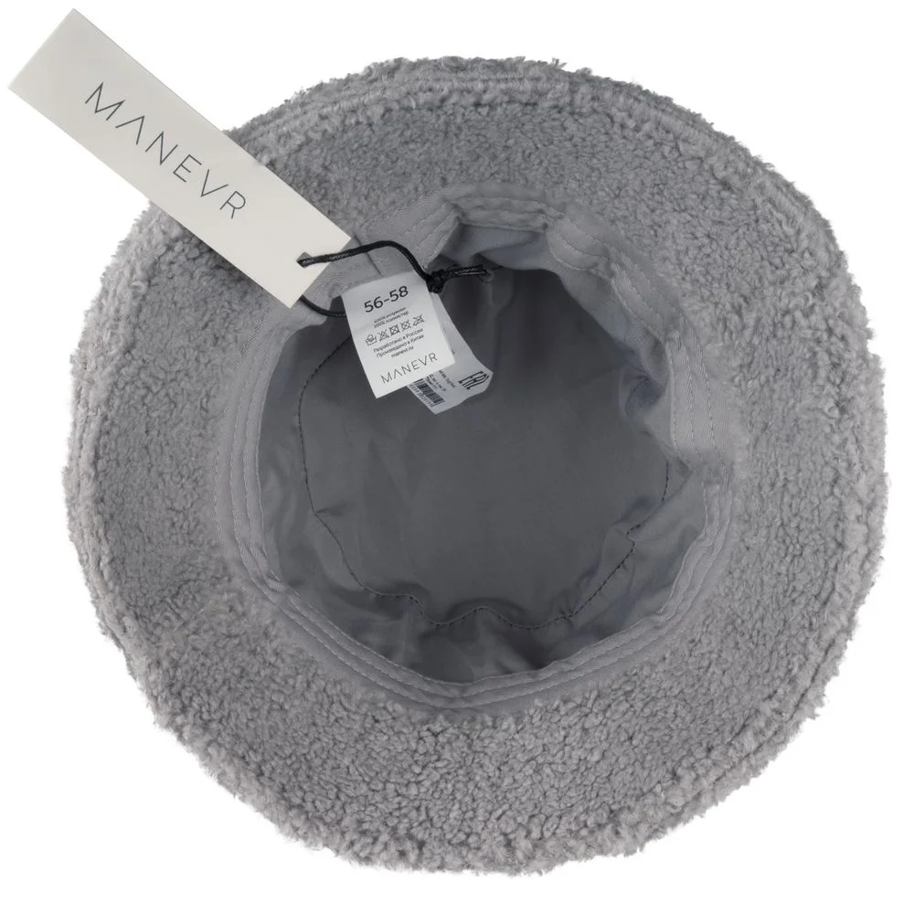 Панама Oblako, утепленная, серая - фото 3