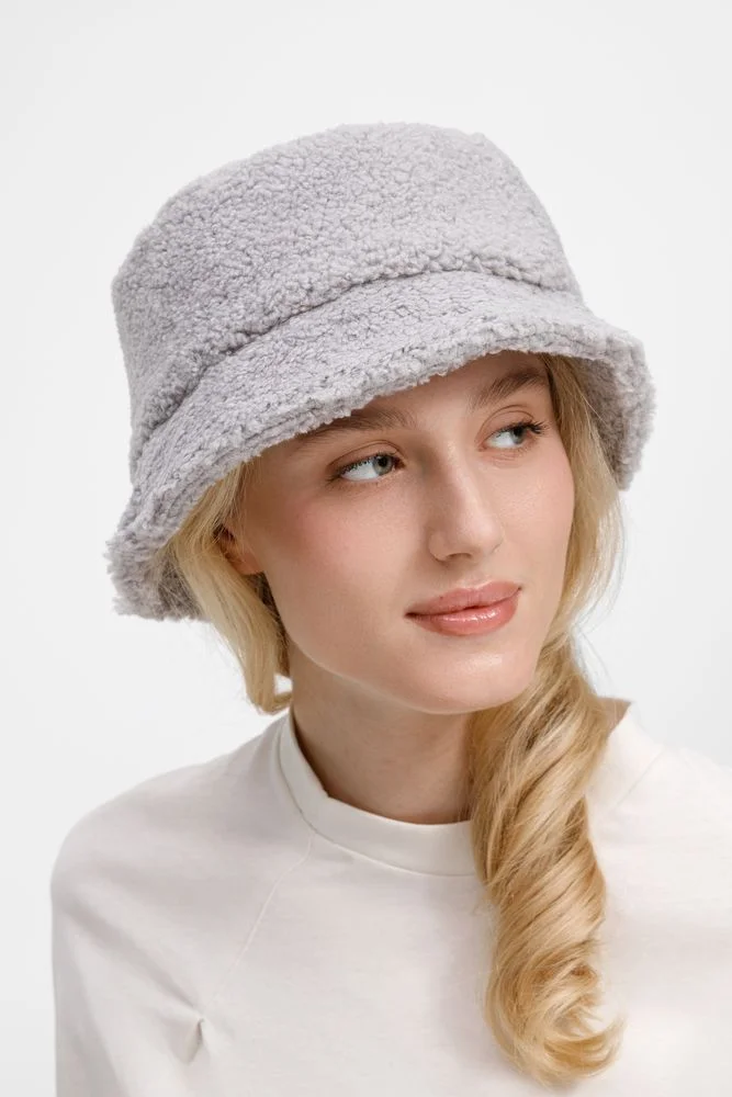 Панама Oblako, утепленная, серая - фото 6