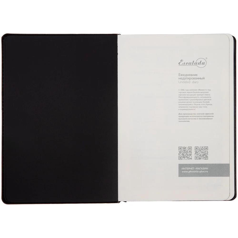Ежедневник Alanis недатированный черный с фиолетовым - фото 6