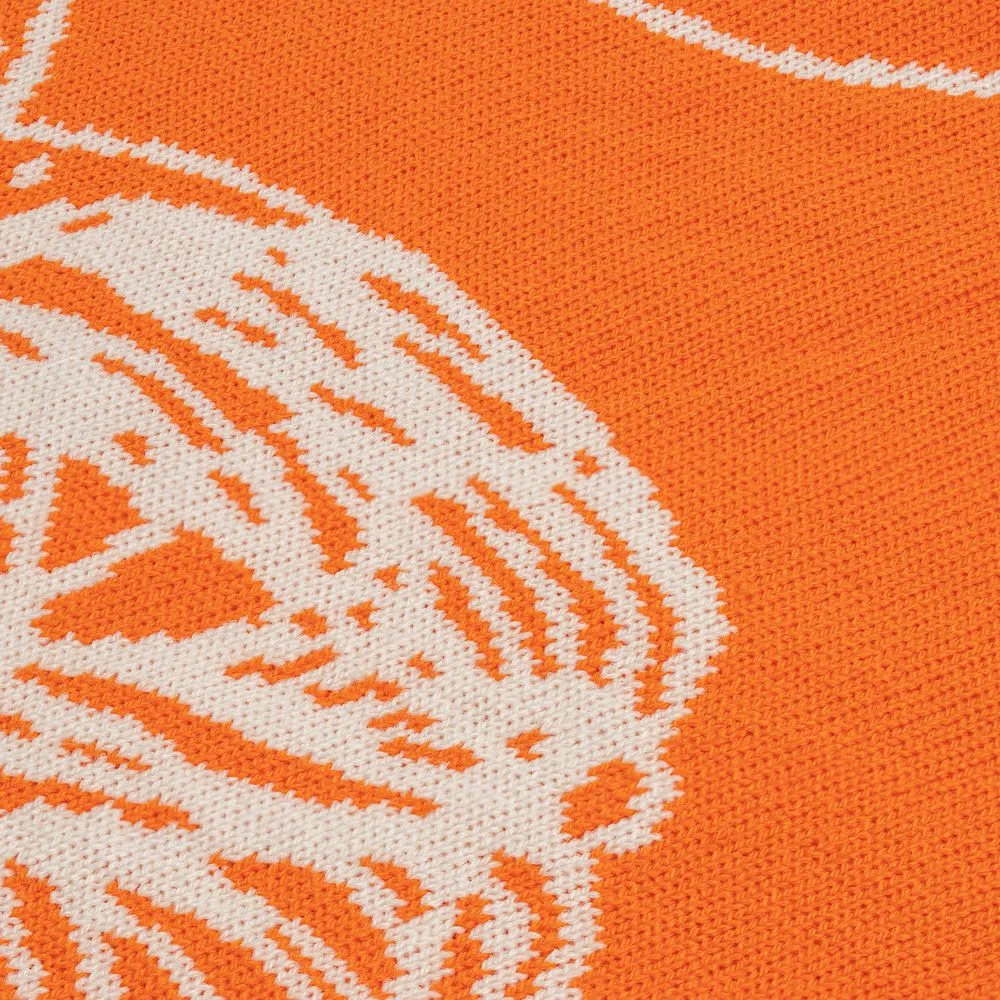 Плед Citrion оранжево-белый - фото 5