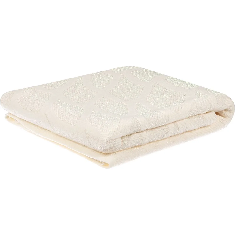 Плед Serpentica, молочный с люрексом - фото 5