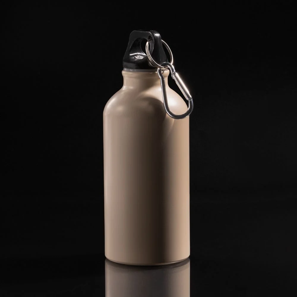 Бутылка для воды Кронос Kronos 400мл светло-бежевая - фото 4