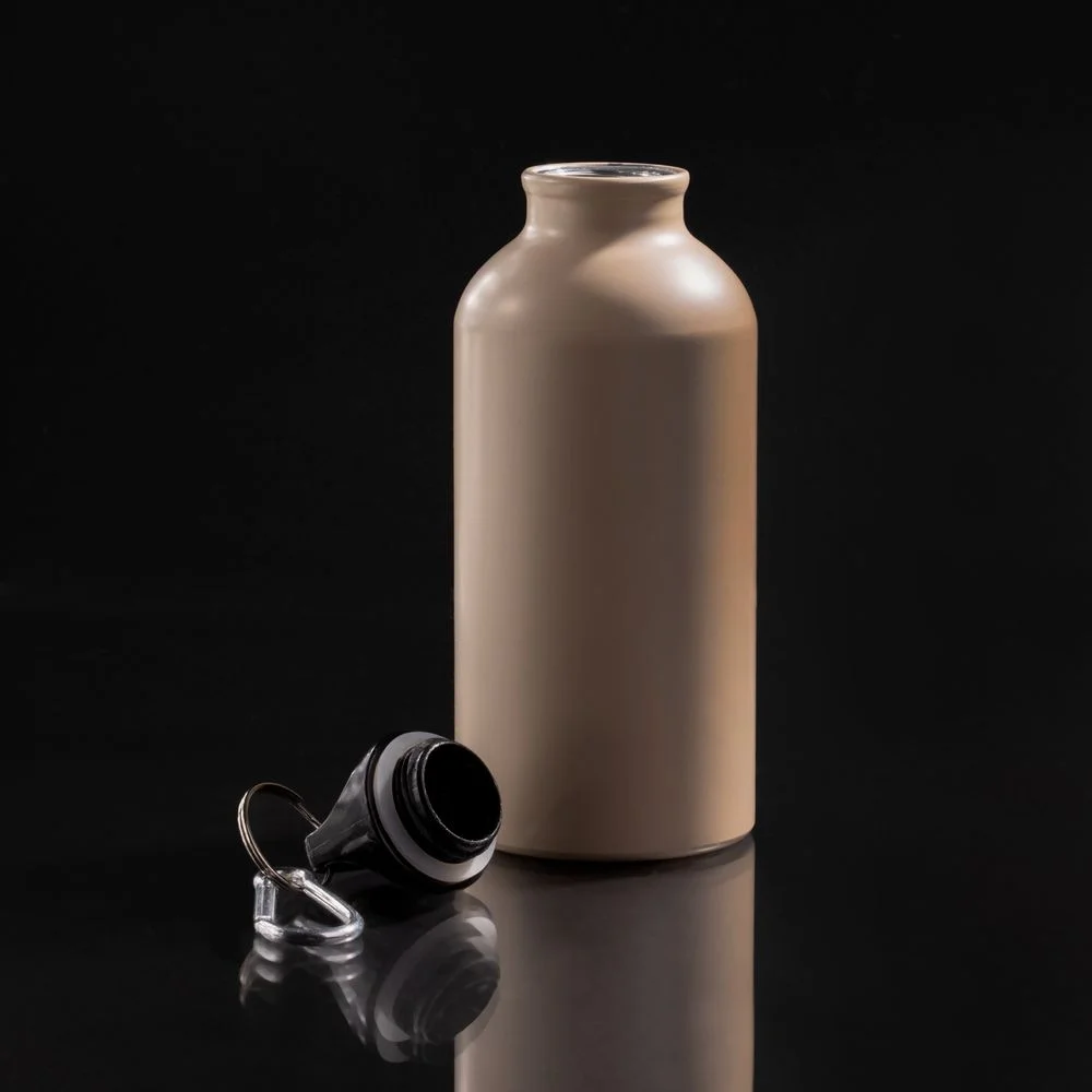 Бутылка для воды Кронос Kronos 400мл светло-бежевая - фото 5