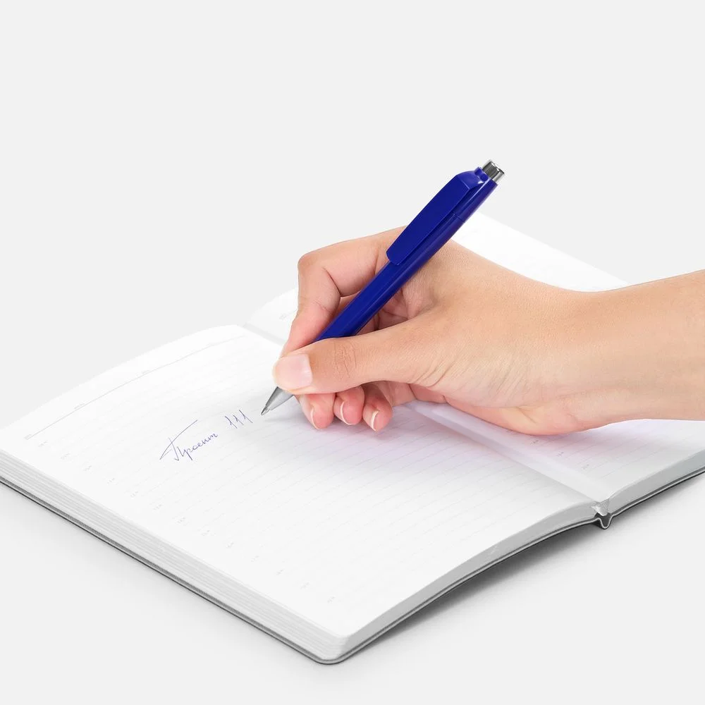Ручка шариковая Klippa синяя - фото 4
