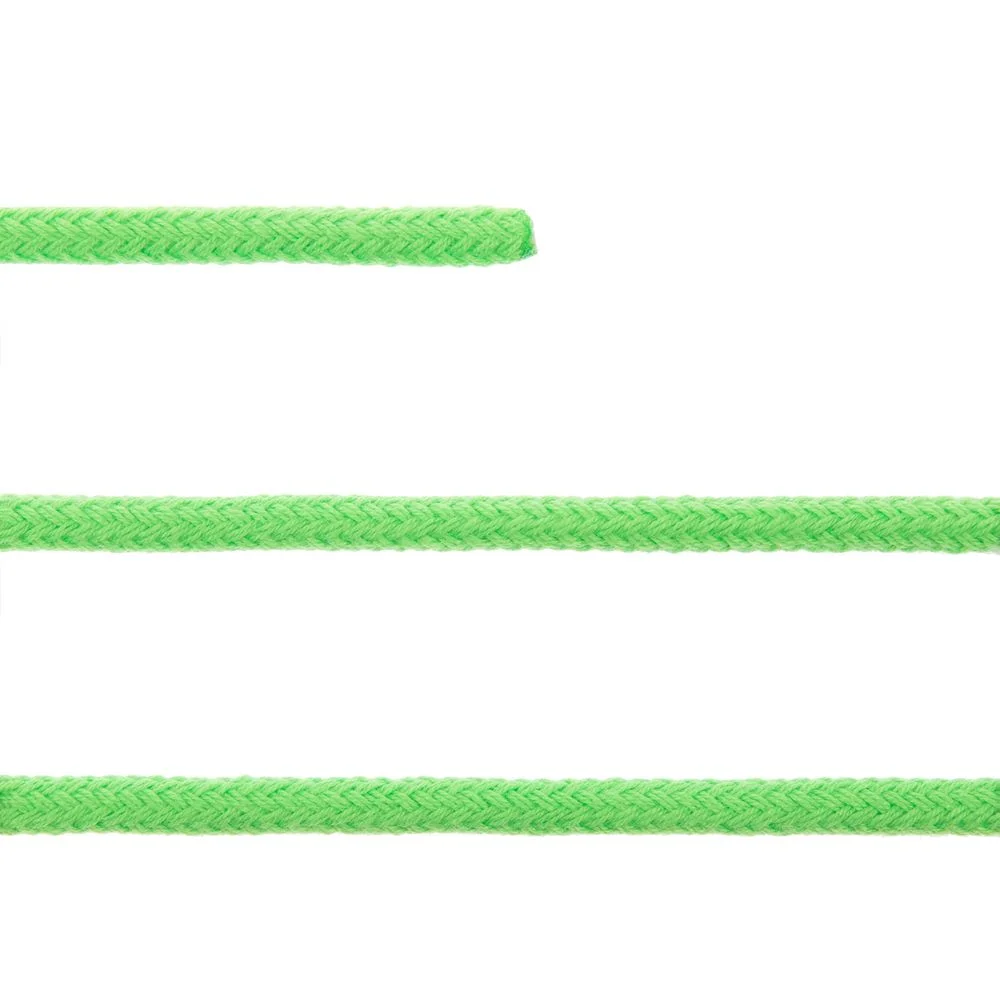 Круглый шнур Lasso XL зеленый неон 180 см - фото 2
