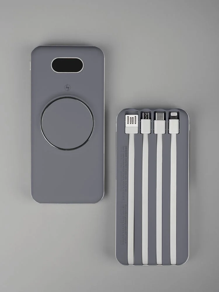 Внешний аккумулятор Omni Pro 10000 мАч серый - фото 10