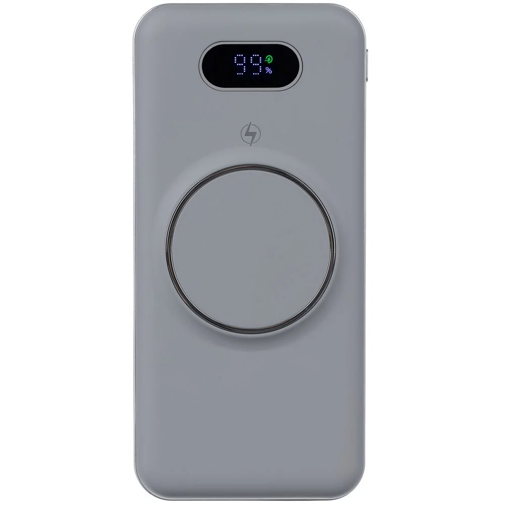 Внешний аккумулятор Omni Pro 10000 мАч серый - фото 2