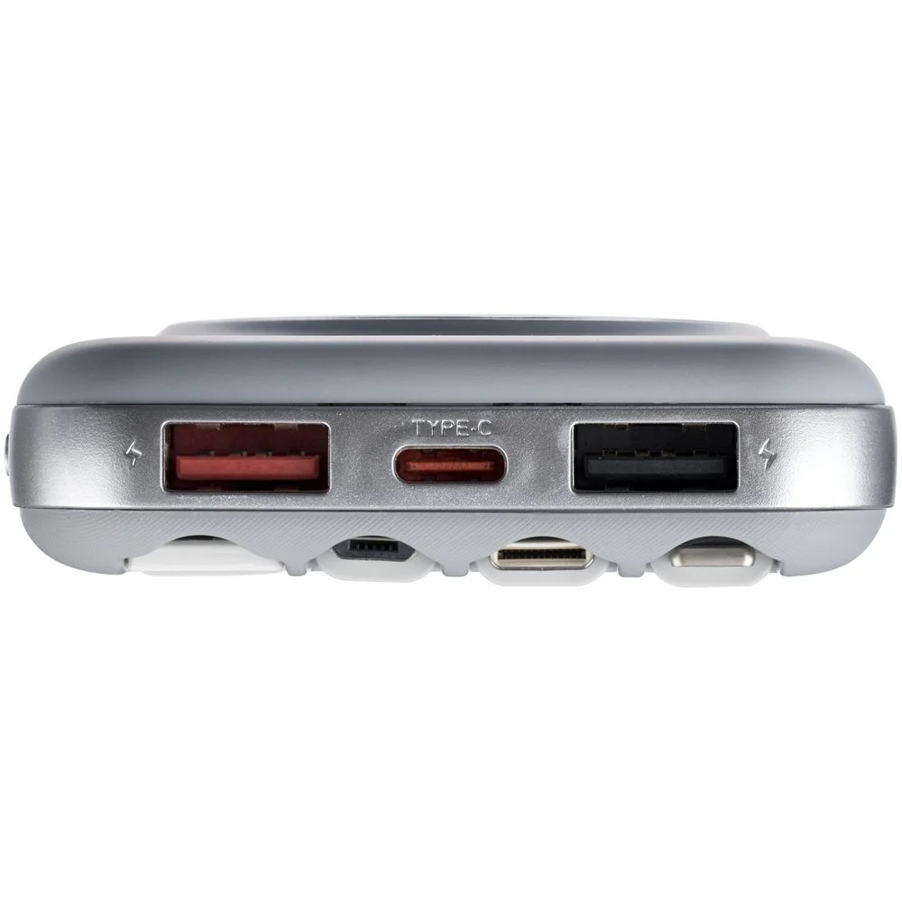 Внешний аккумулятор Omni Pro 10000 мАч серый - фото 5