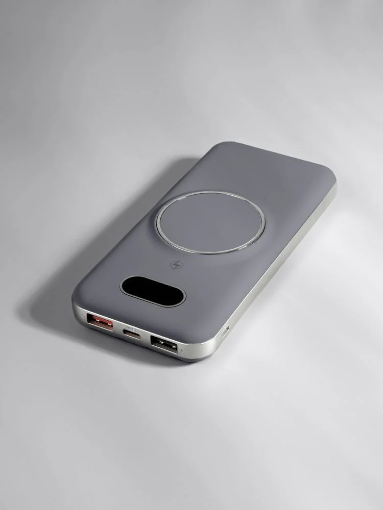Внешний аккумулятор Omni Pro 10000 мАч серый - фото 9