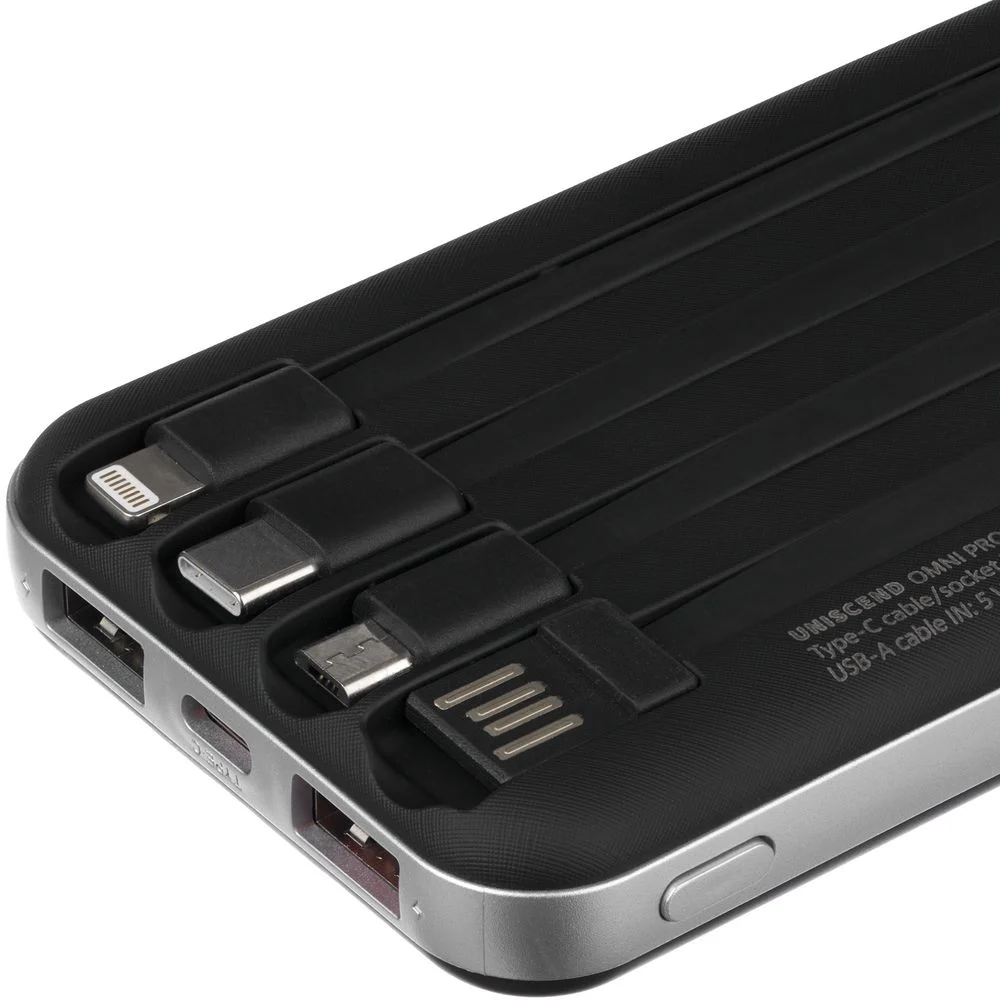 Внешний аккумулятор Omni Pro 10000 мАч черный - фото 4