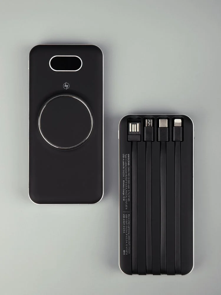 Внешний аккумулятор Omni Pro 10000 мАч черный - фото 8