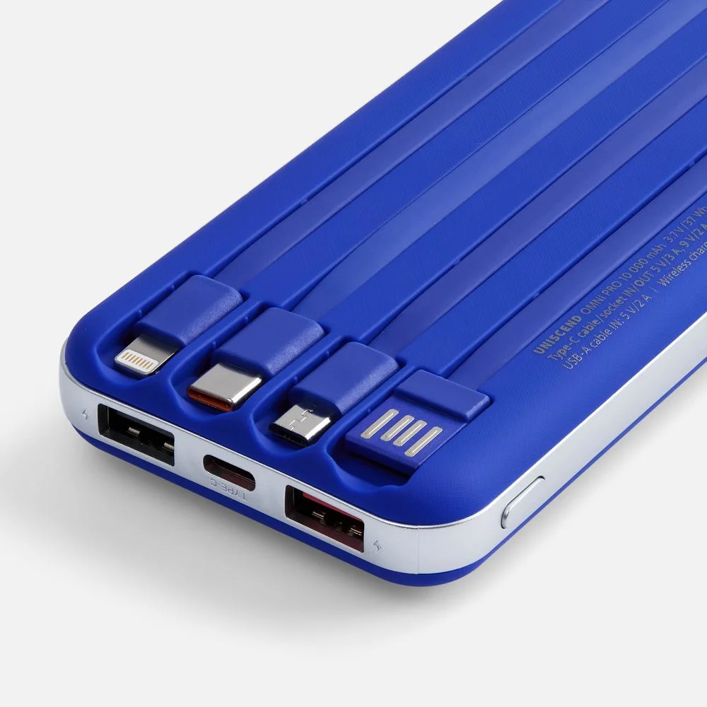 Внешний аккумулятор Omni Pro 10000 мАч, синий - фото 3