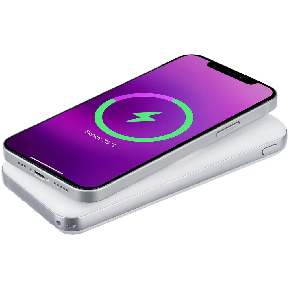 Внешний аккумулятор Omni Pro 10000 мАч белый - фото 6