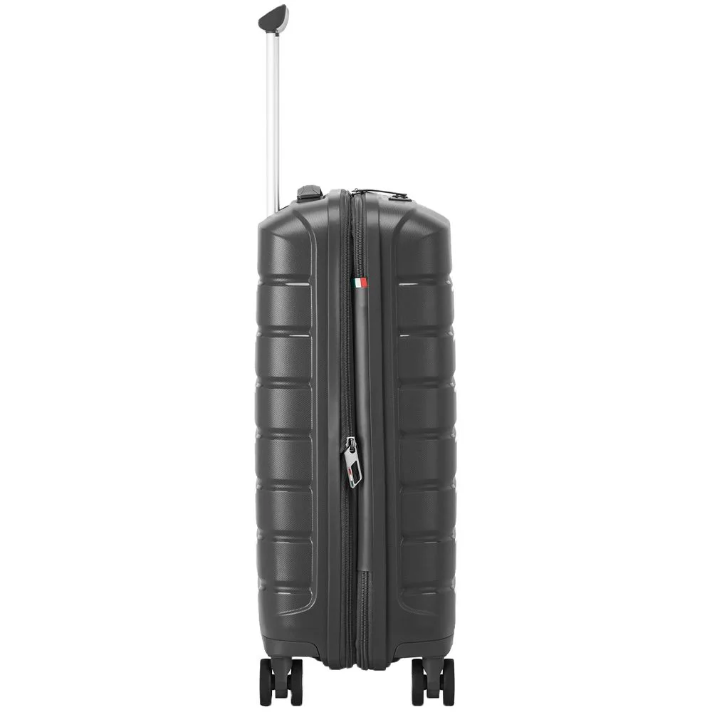 Чемодан Butterfly S серый - фото 5