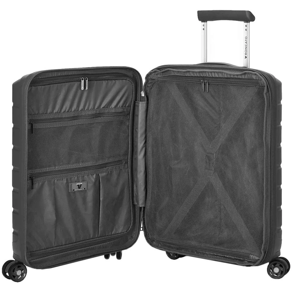 Чемодан Butterfly S серый - фото 6