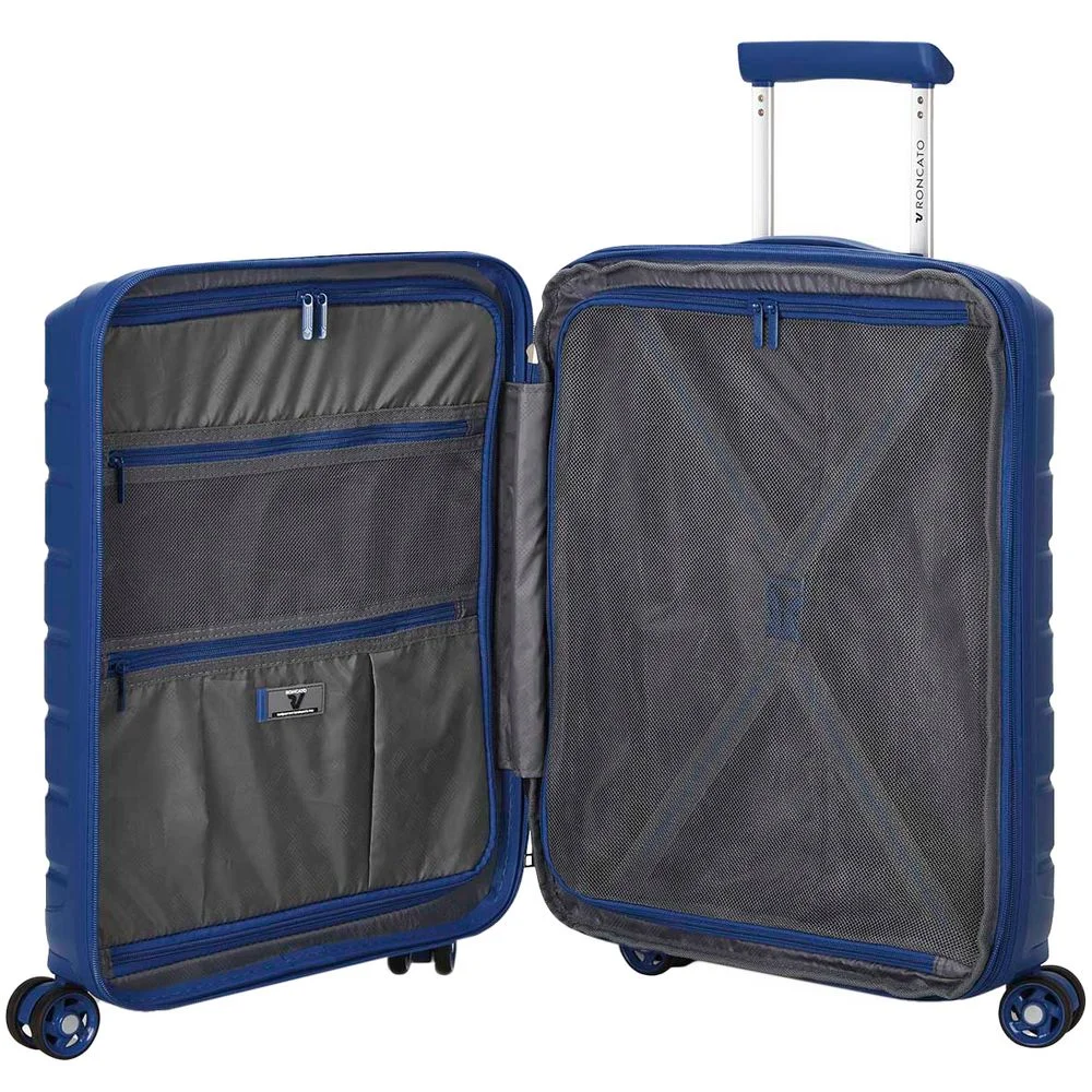 Чемодан Butterfly S синий - фото 6