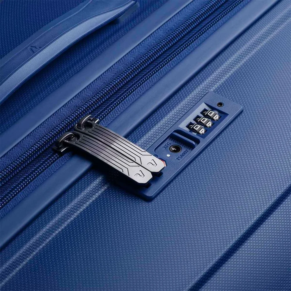 Чемодан Butterfly S синий - фото 9