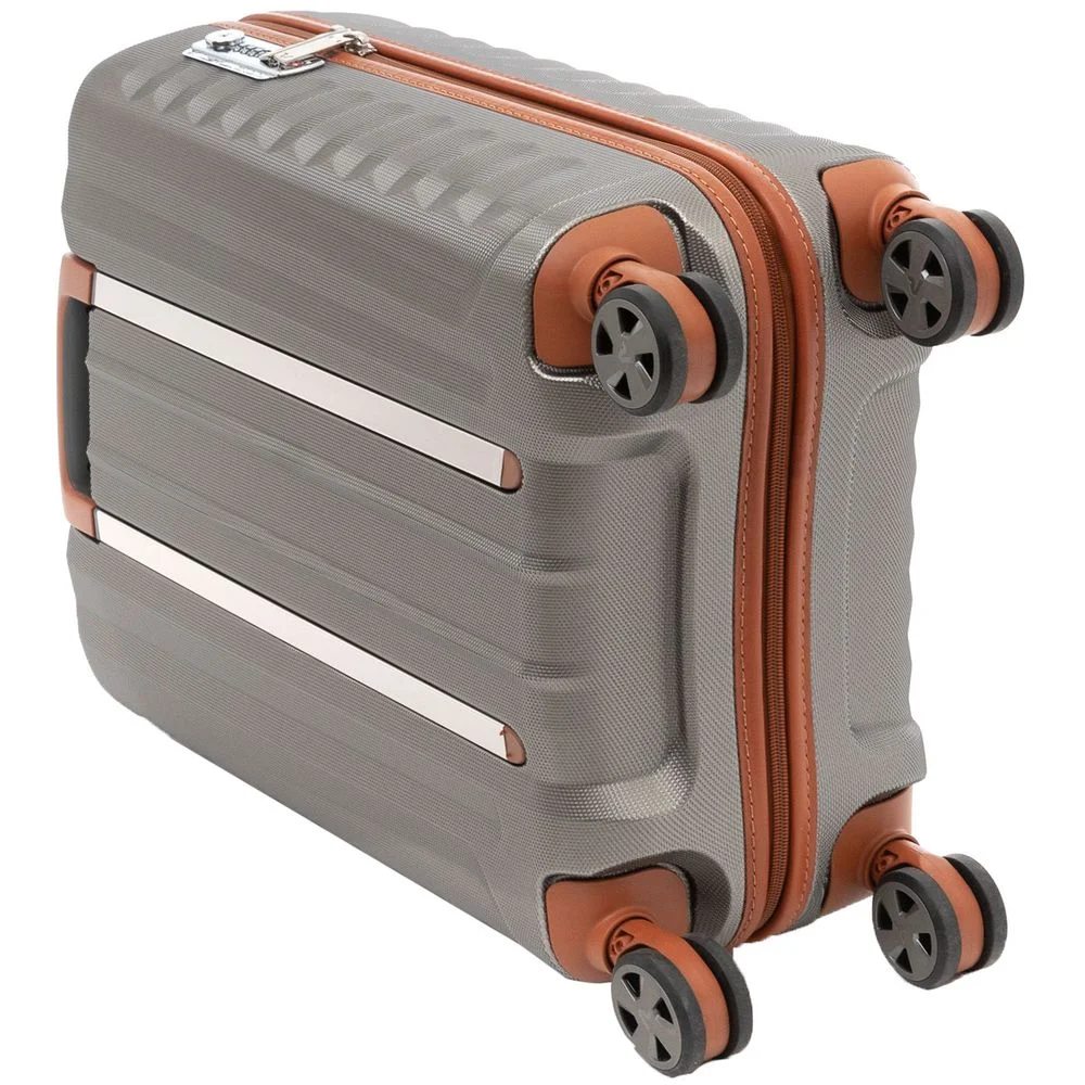 Чемодан E-Lite S бежевый - фото 4