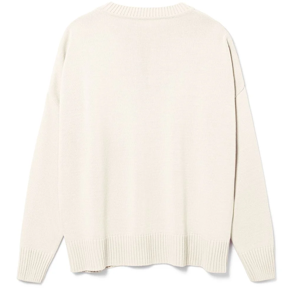 Джемпер оверсайз унисекс Stated в сумке белый молочный - фото 2