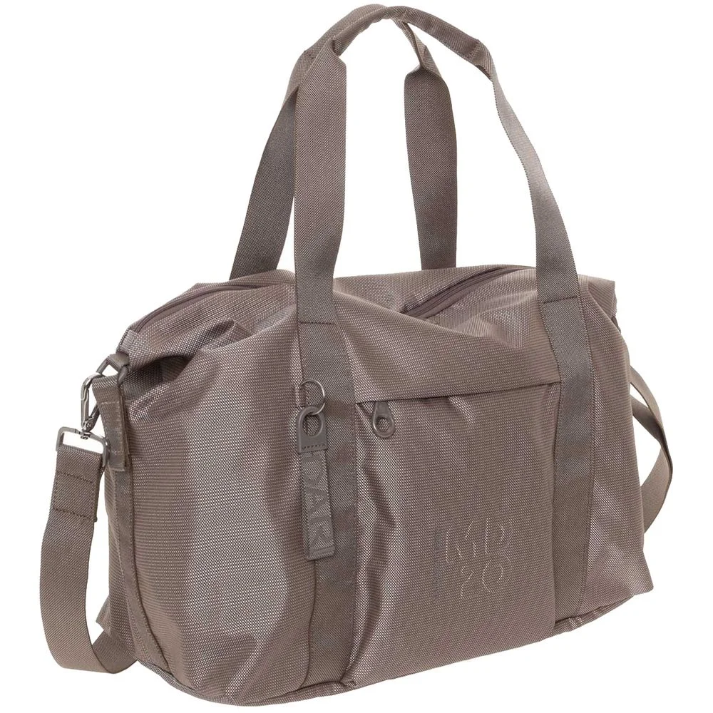 Сумка дорожная MD20 L серо-коричневая - фото 2