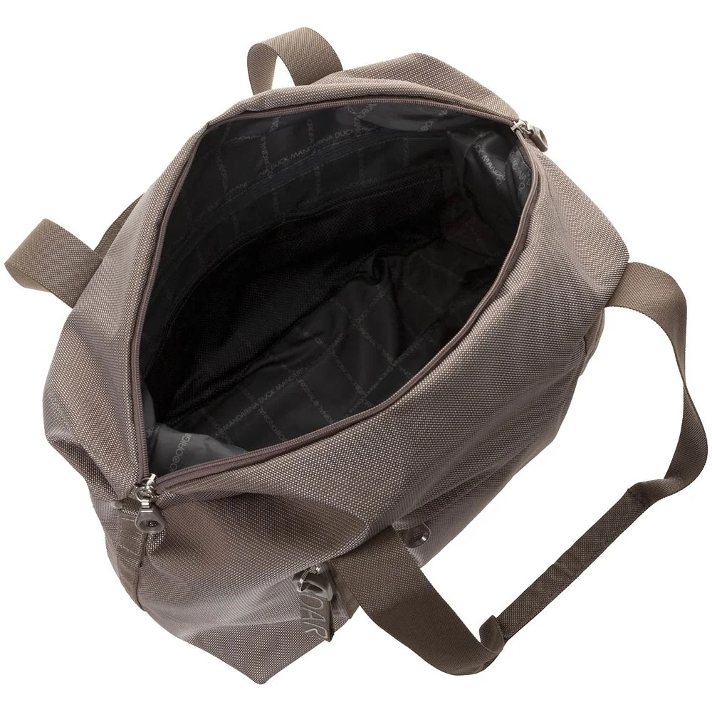 Сумка дорожная MD20 L серо-коричневая - фото 4