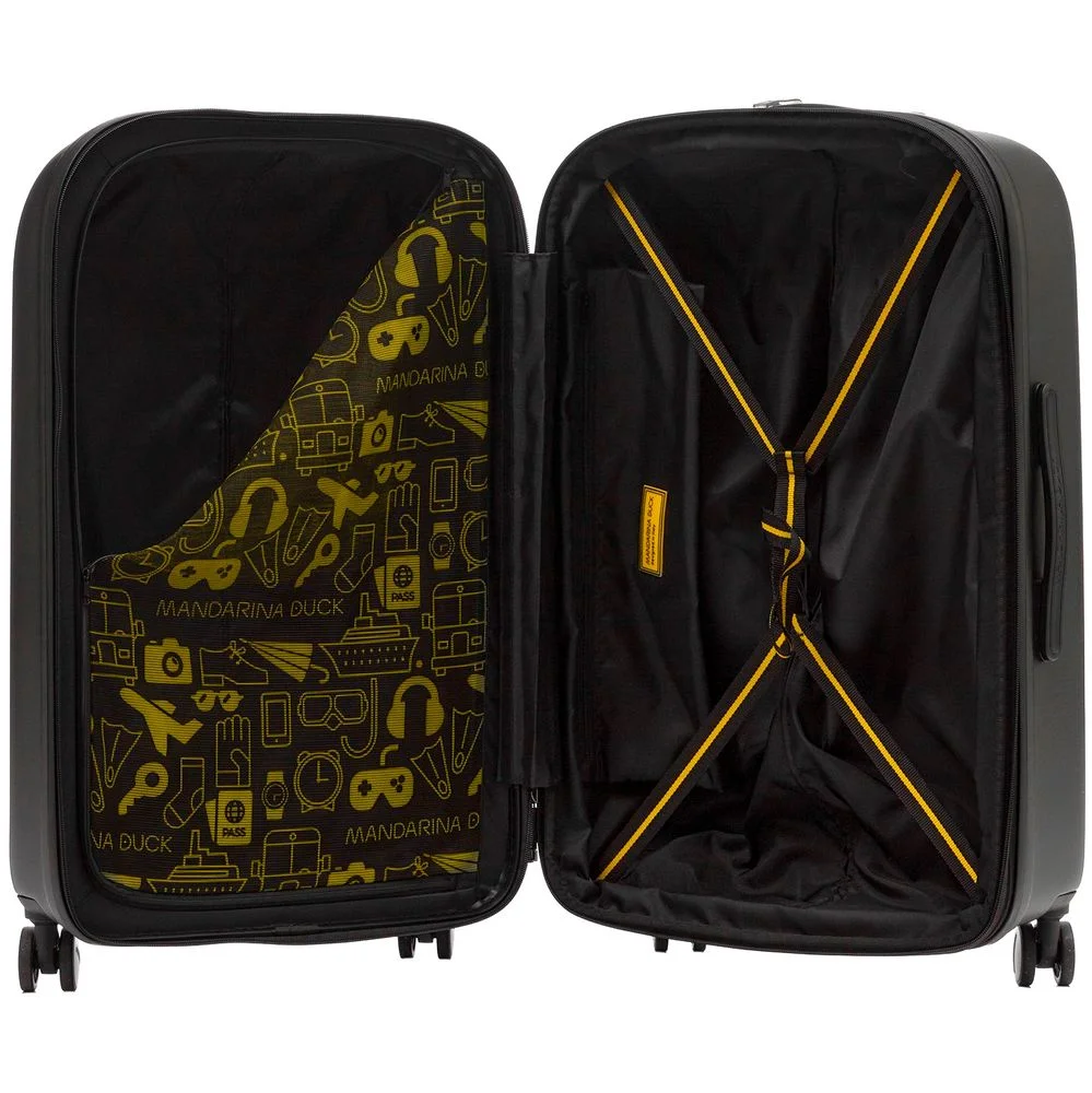 Чемодан Logoduck M черный - фото 4