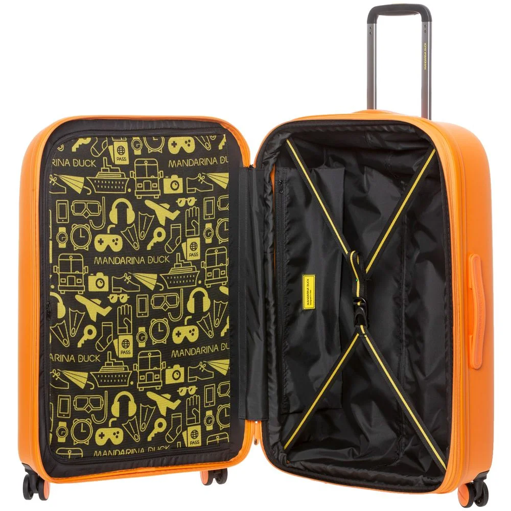 Чемодан Logoduck L оранжевый - фото 3